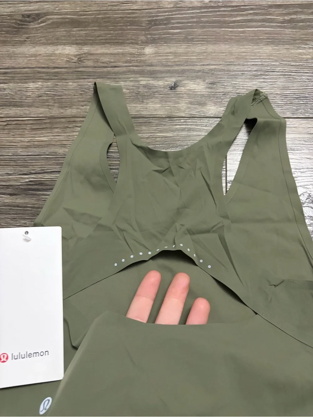 NWT Lululemon Fast and Free Tank Top *Light (Bay Leaf) Size XS